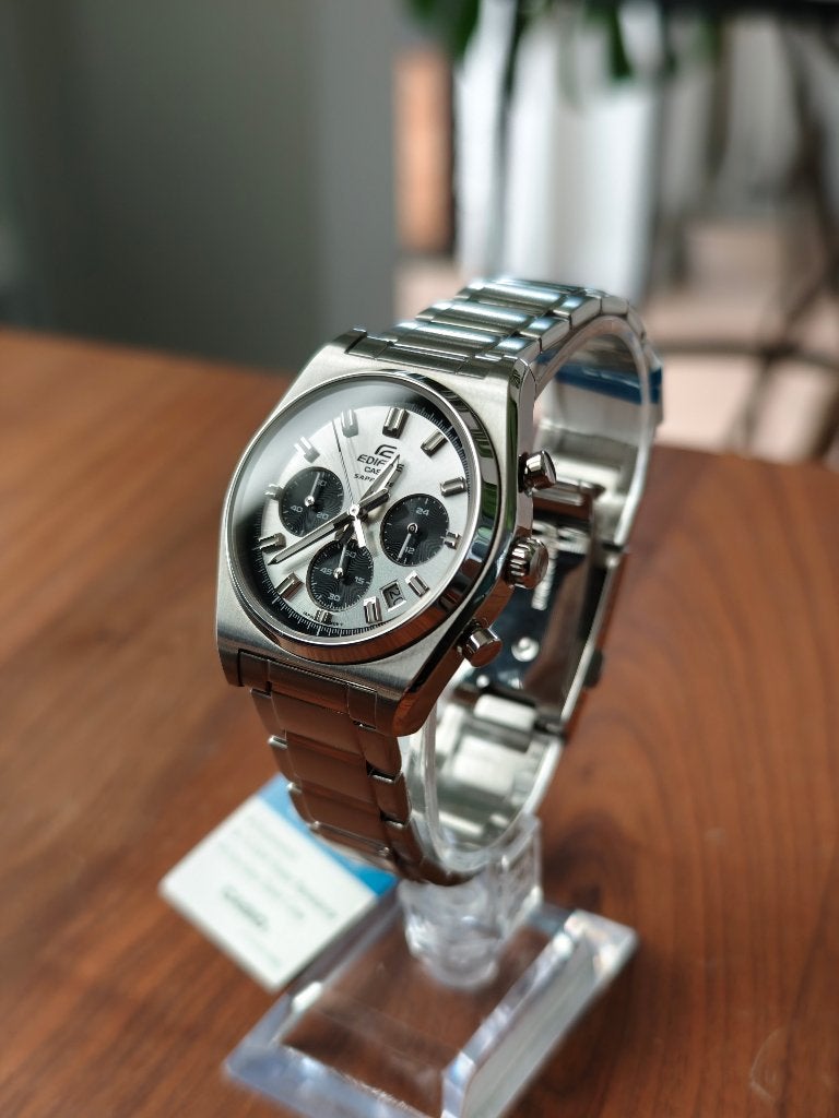 Casio Edifice EFB-730D-7AV in perfecte staat, Staal, Polshorloge, Ophalen of Verzenden, Zo goed als nieuw