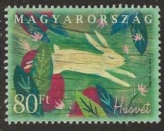 Hongarije 20, haasje, Verzenden, Gestempeld