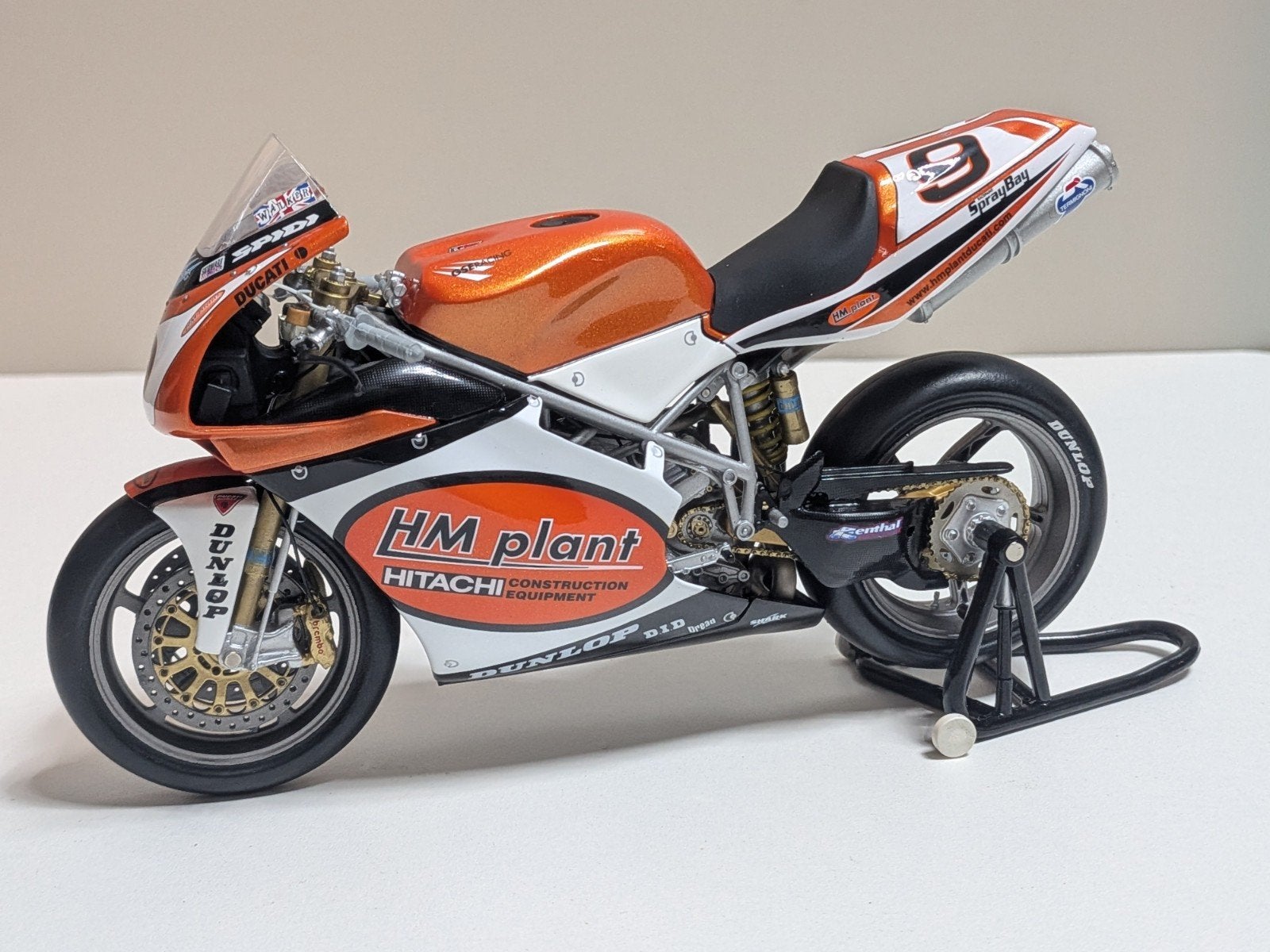 Minichamps: Ducati 998R F02 - Chris Walker - WK Superbike, Ophalen of Verzenden, Nieuw, 1:9 t/m 1:12, Motor