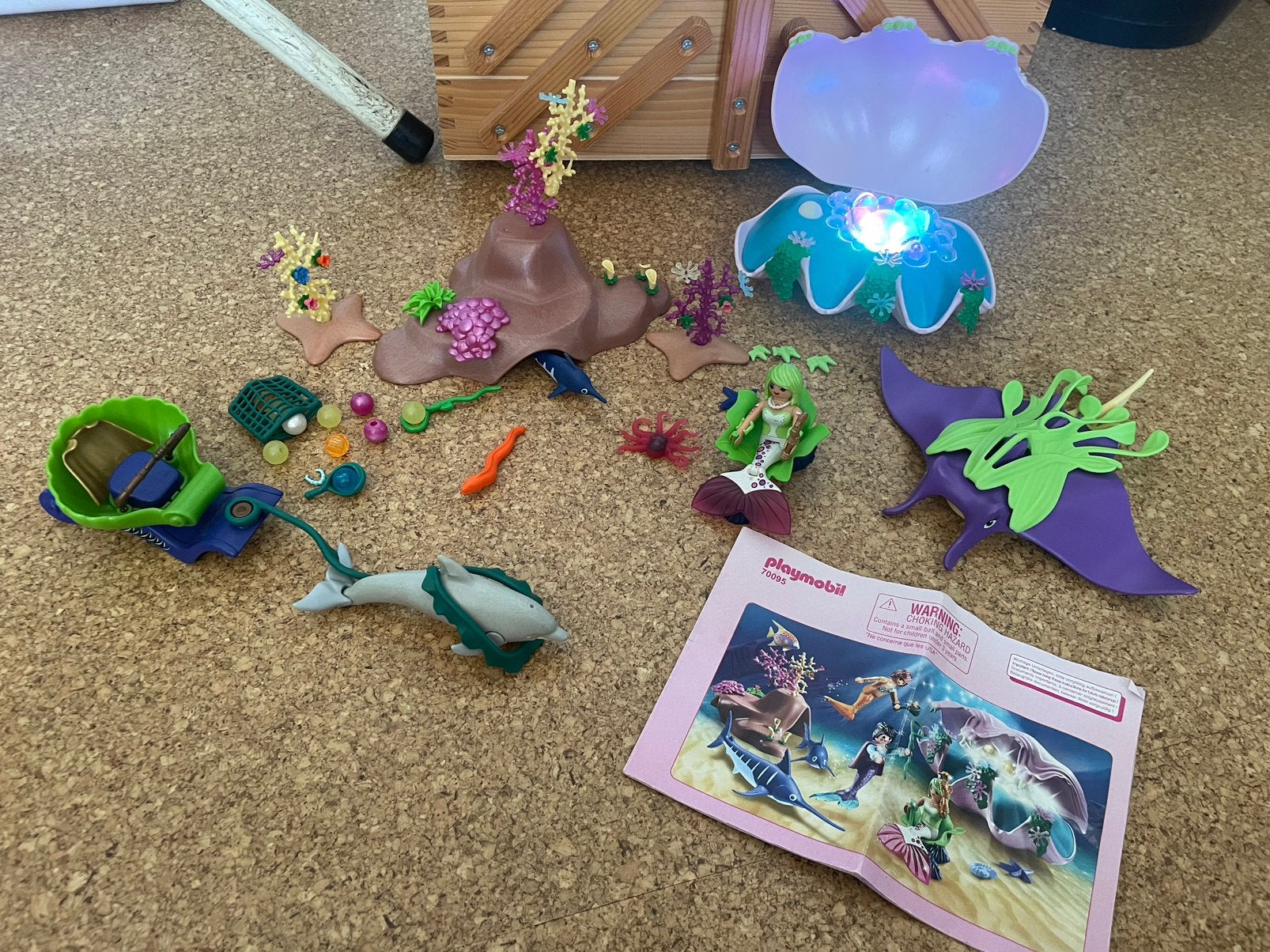 Playmobil zeethema (met nachtlampje), Kinderen en Baby's, Speelgoed | Playmobil, Ophalen of Verzenden, Zo goed als nieuw