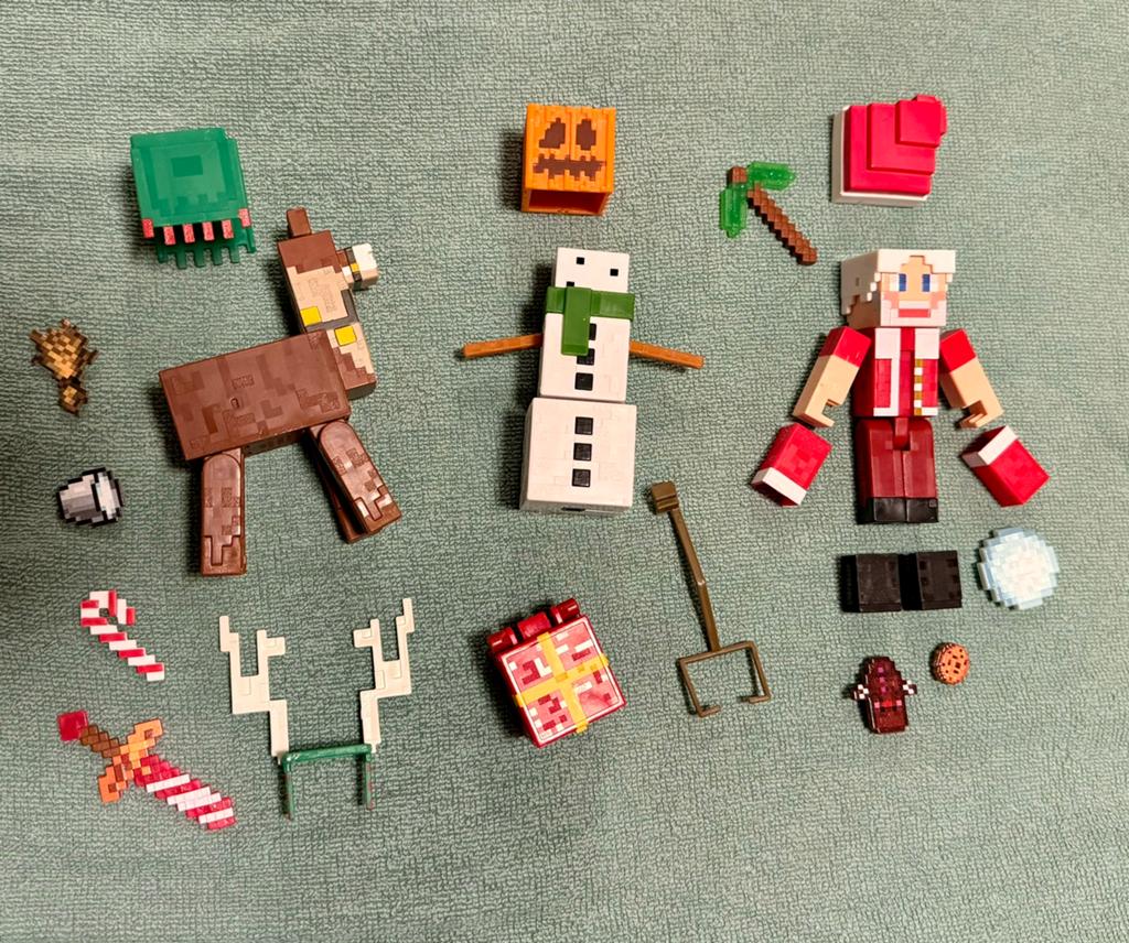 Minecraft figuren, Ophalen of Verzenden, Zo goed als nieuw
