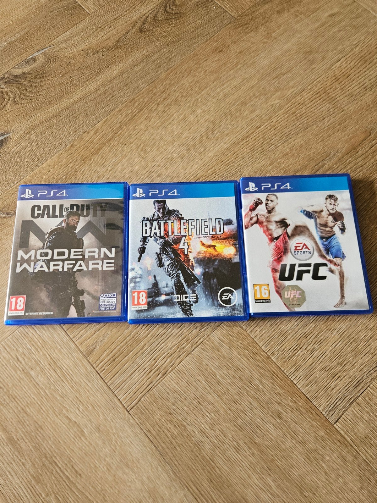 PS4 games - Call of Duty MW , Battlefield 4, UFC, Vanaf 18 jaar, Shooter, 1 speler, Ophalen of Verzenden