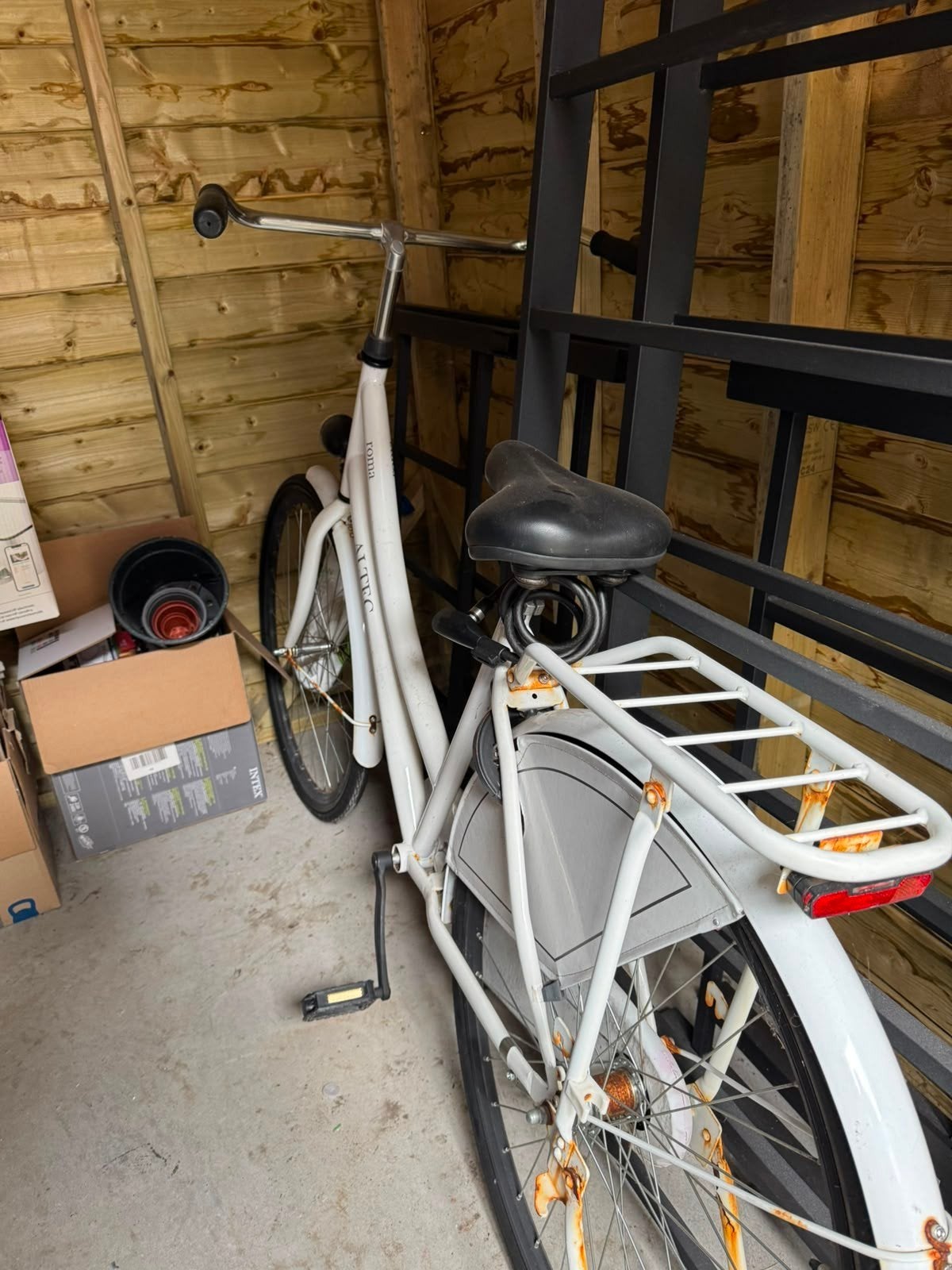 dames fiets, Fietsen en Brommers, Fietsen | Dames | Damesfietsen, Ophalen, Gebruikt, Terugtraprem, Overige merken