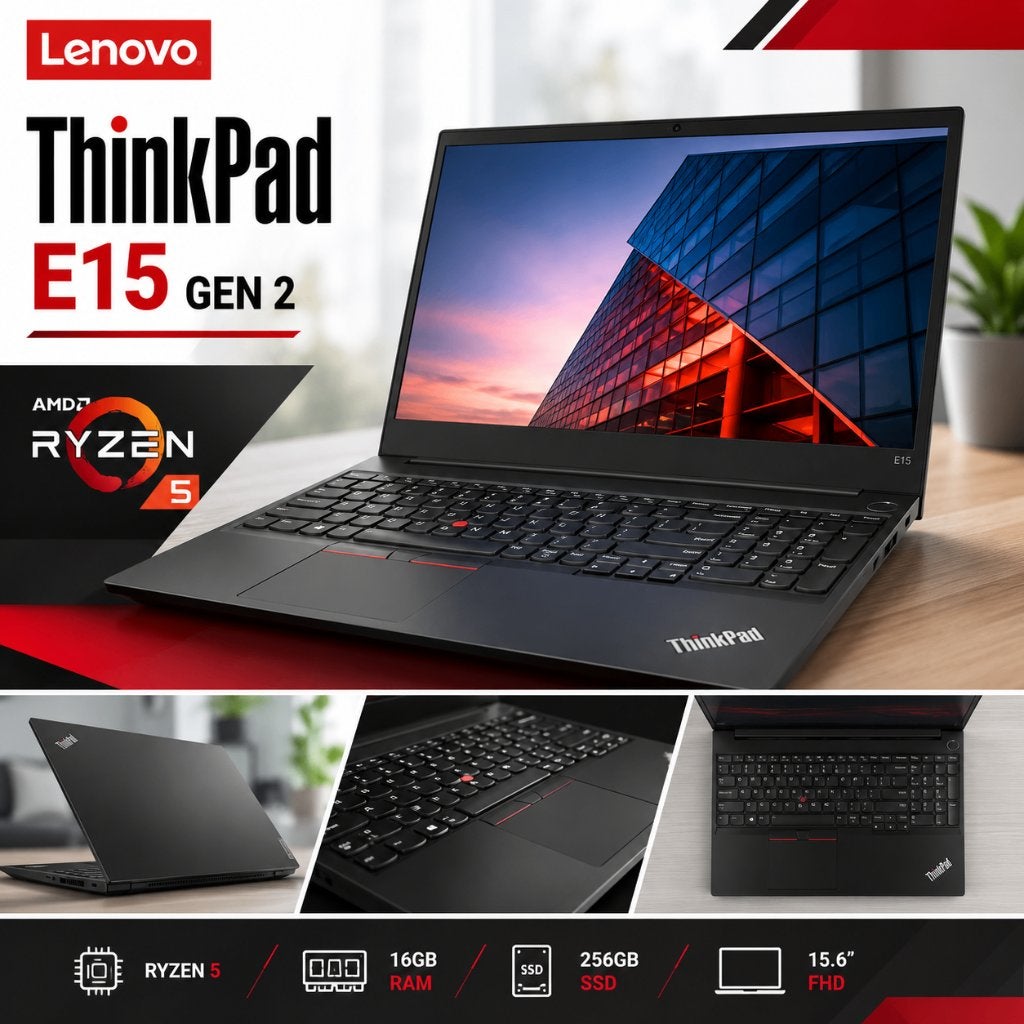Lenovo ThinkPad E15 Gen 2-16GB|256GB SSD, Computers en Software, 6-core, Gebruikt, LENOVO, LENOVO