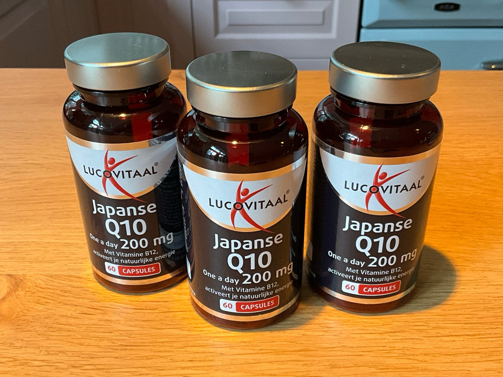 Lucovitaal Japanse Q10 200 mg - 3x 60 capsules, Ophalen of Verzenden, Nieuw, Overige typen