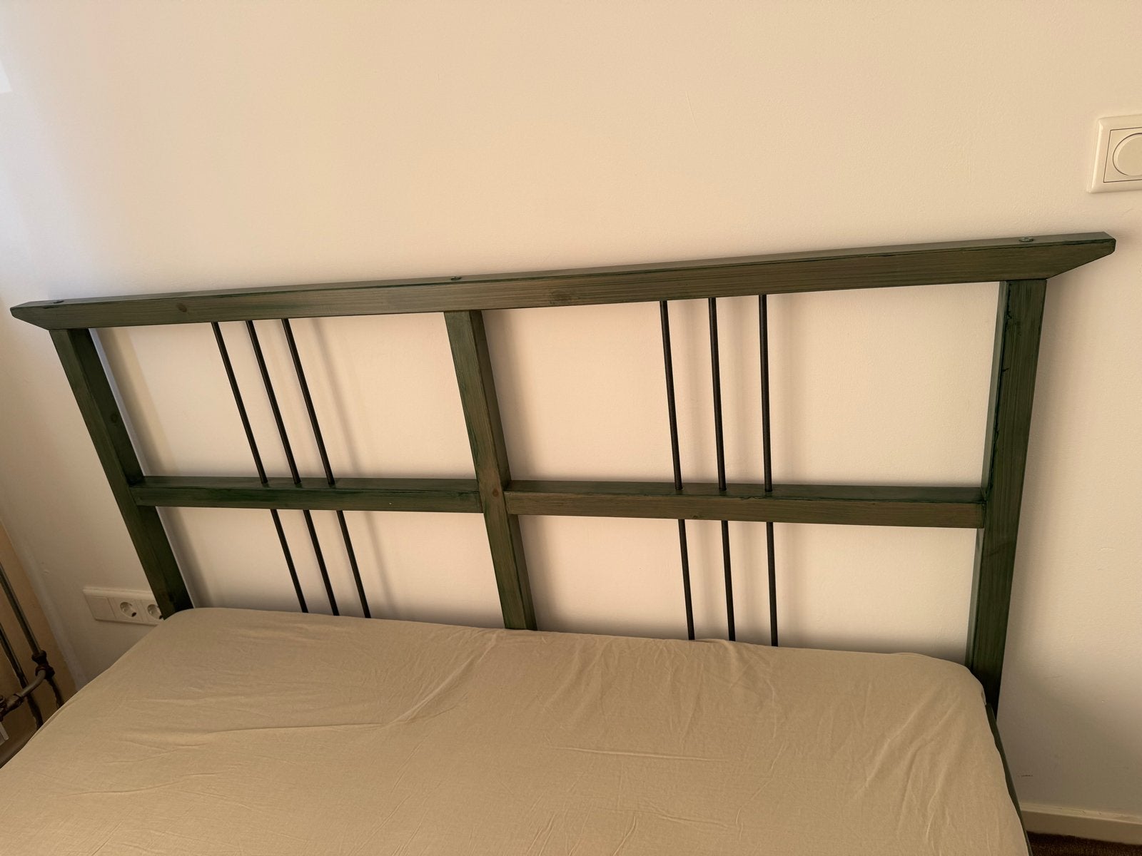Complete slaapkamer set: Bed, kast en nachtkastje, Ophalen, Gebruikt, Tweepersoons