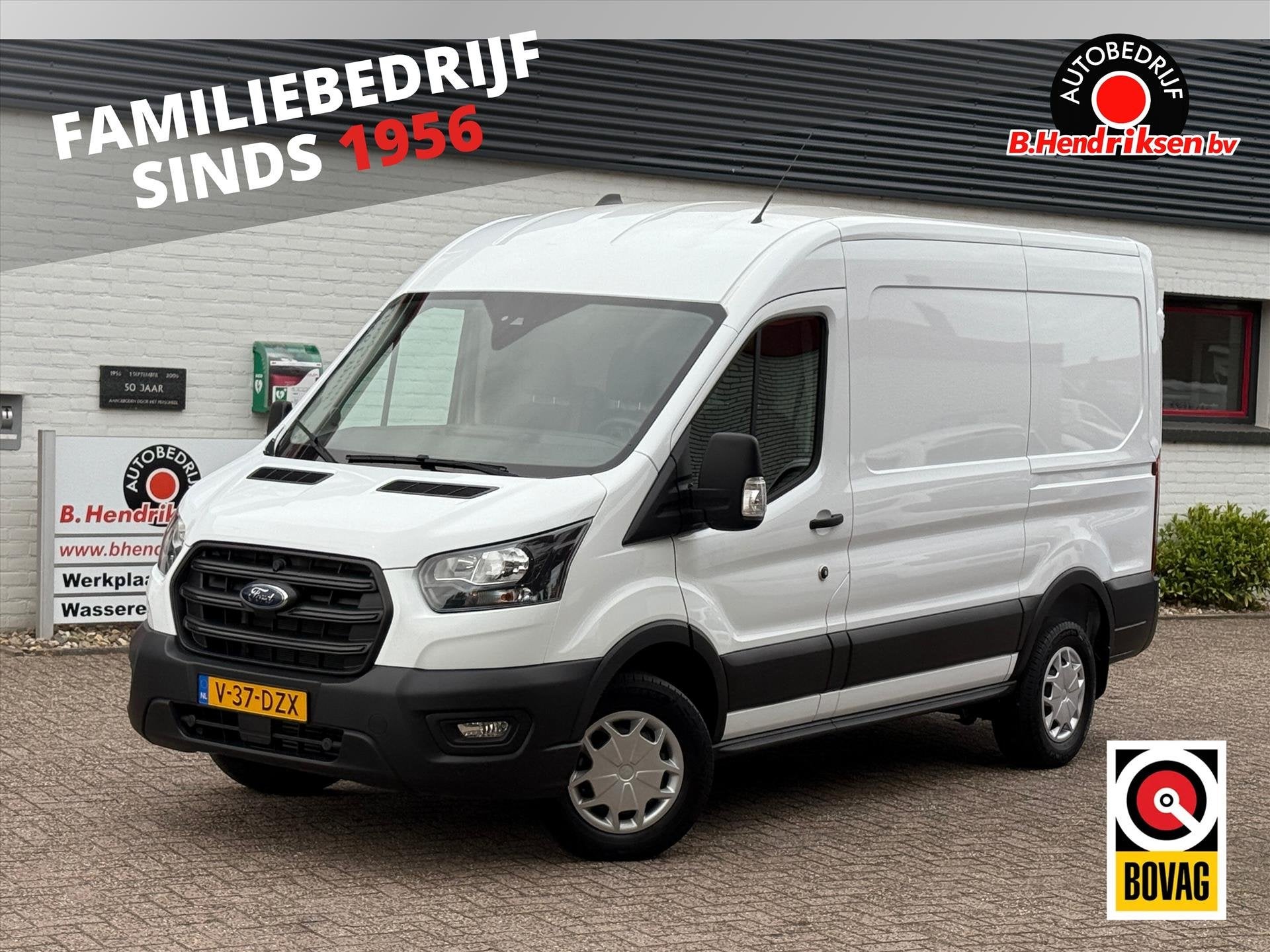 Ford Transit GB 350 L2H2 TDCi 105pk FWD Trend/ Trekhaak met, Keurmerk '100% Onderhouden', Dealer onderhouden, Stof, 4 cilinders