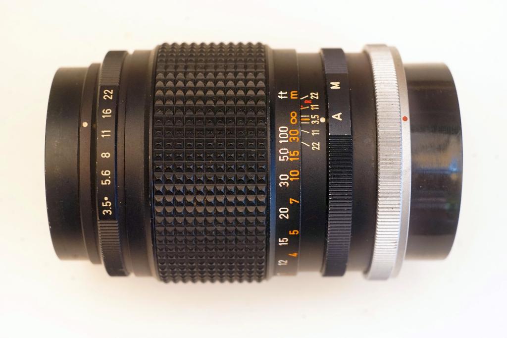 Canon Lens FL 135mm f3.5 (135718) met testfoto's, Ophalen of Verzenden, 1960 tot 1980, Lens of Lenzen