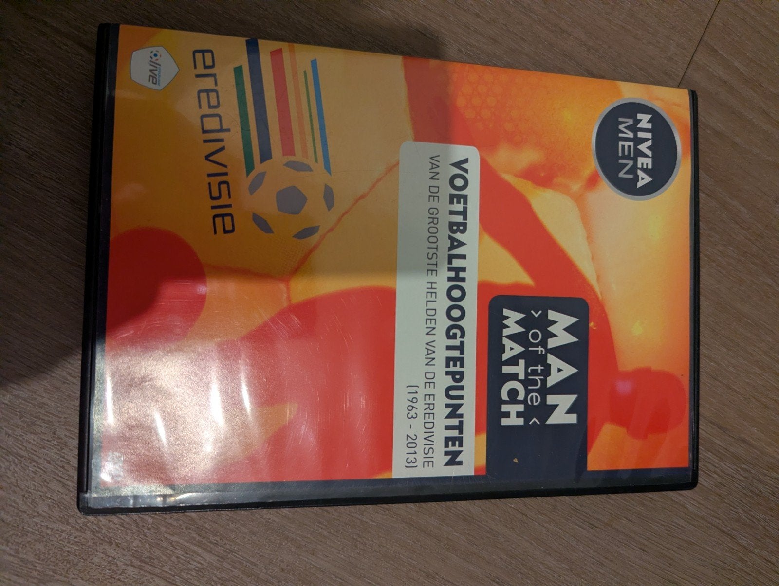 Voetbal Hoogtepunten DVD - Man of the Match Eredivisie, Voetbal, Zo goed als nieuw, Inclusief doosje, Alle leeftijden
