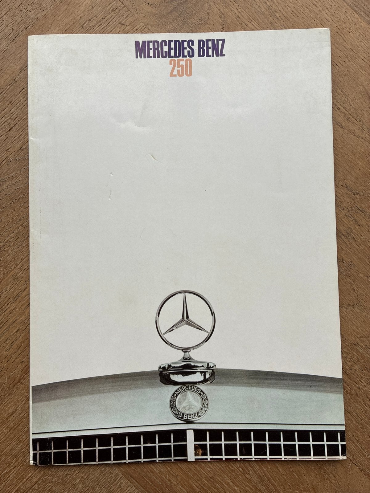 Mercedes-Benz 250 brochure, Verzenden, Zo goed als nieuw, Mercedes