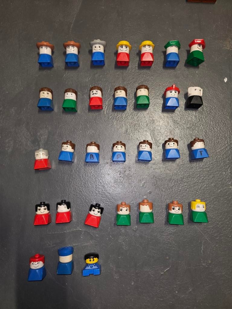 Duplo vintage poppetjes figuren, Ophalen of Verzenden, Duplo
