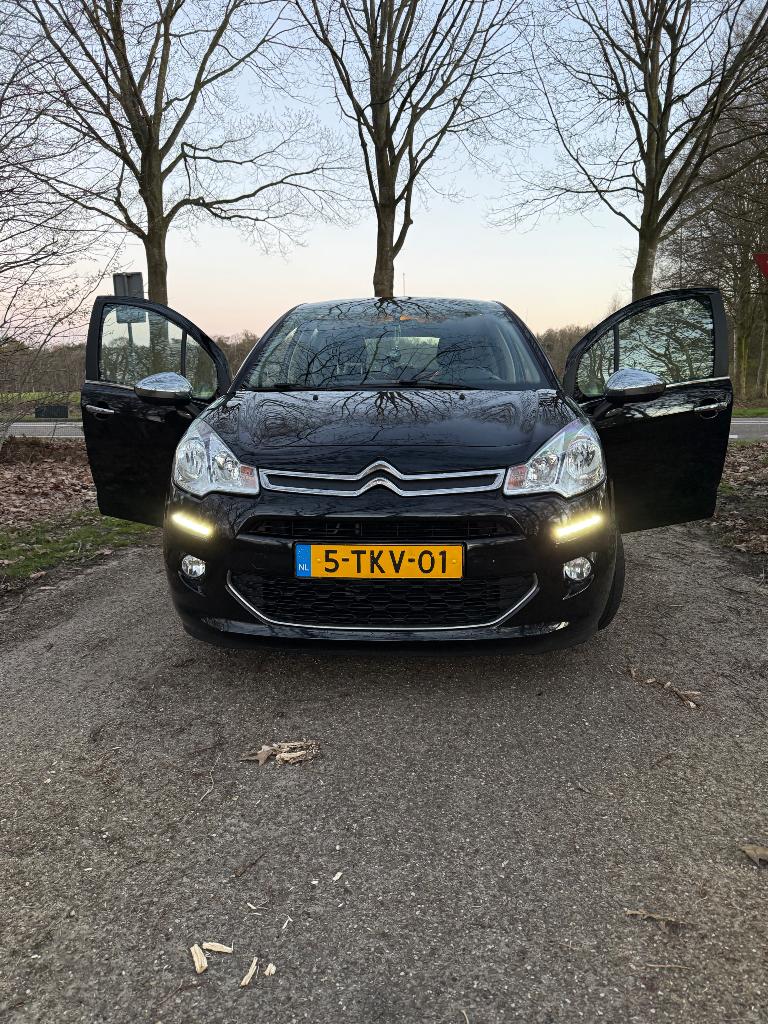 Citroën C3 1.2 VTI 60KW/82PK 2014 Zwart, Auto's, Citroën, Particulier, C3, Airbags, Airconditioning, Bluetooth, Cruise Control