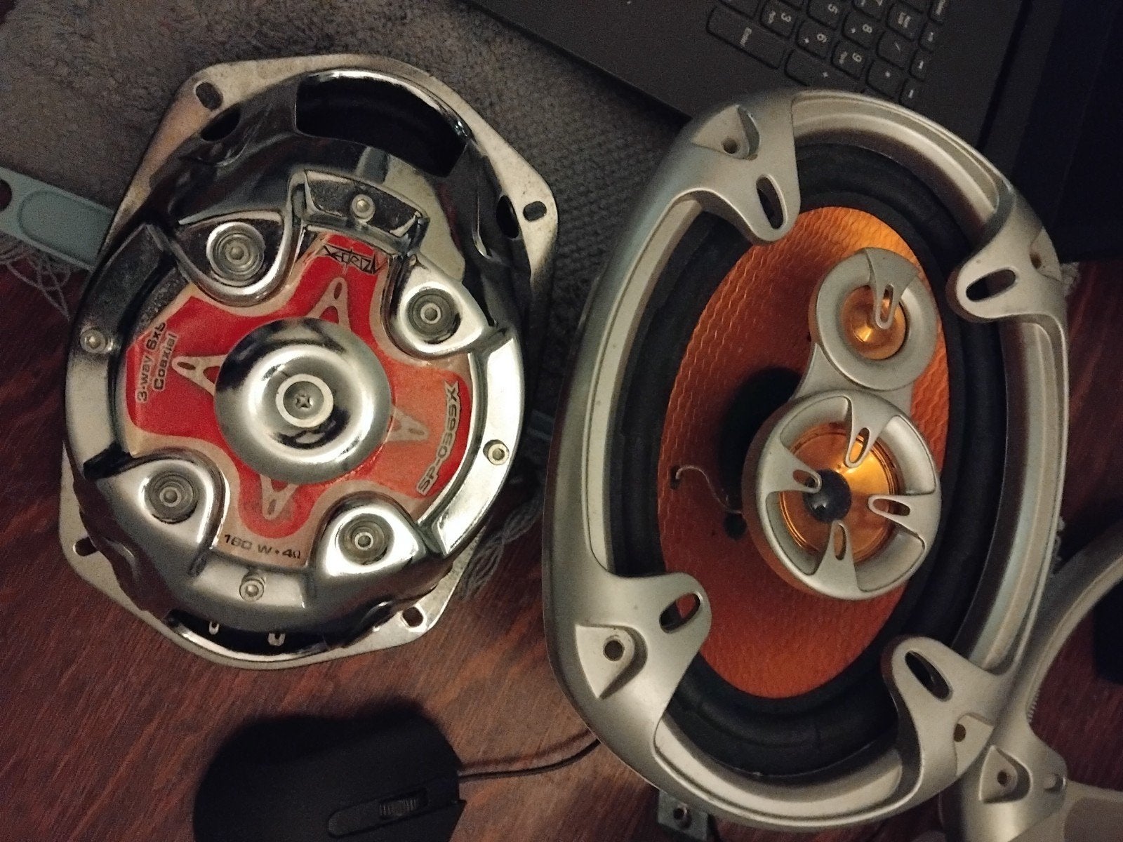 spectron 160w 6x9 speakers ovaal, Ophalen, Zo goed als nieuw