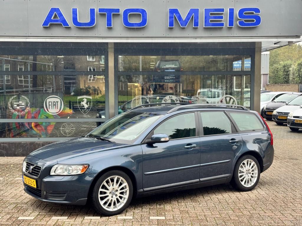 Volvo V50 1.8 Sport Airco Stoelverwarming, Voorwielaandrijving, 125 pk, Gebruikt, Blauw
