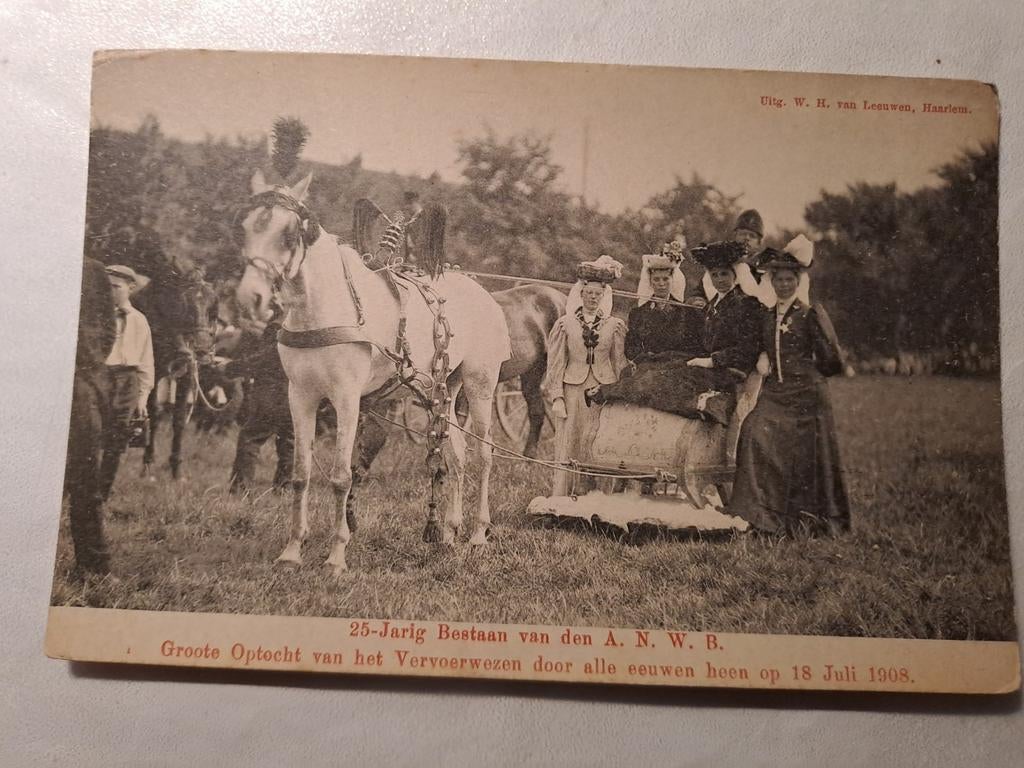 Anwb 25 jaar bestaan,  18 juli 1909, Verzamelen, Ansichtkaarten | Nederland, Ophalen of Verzenden, Voor 1920, Gelderland