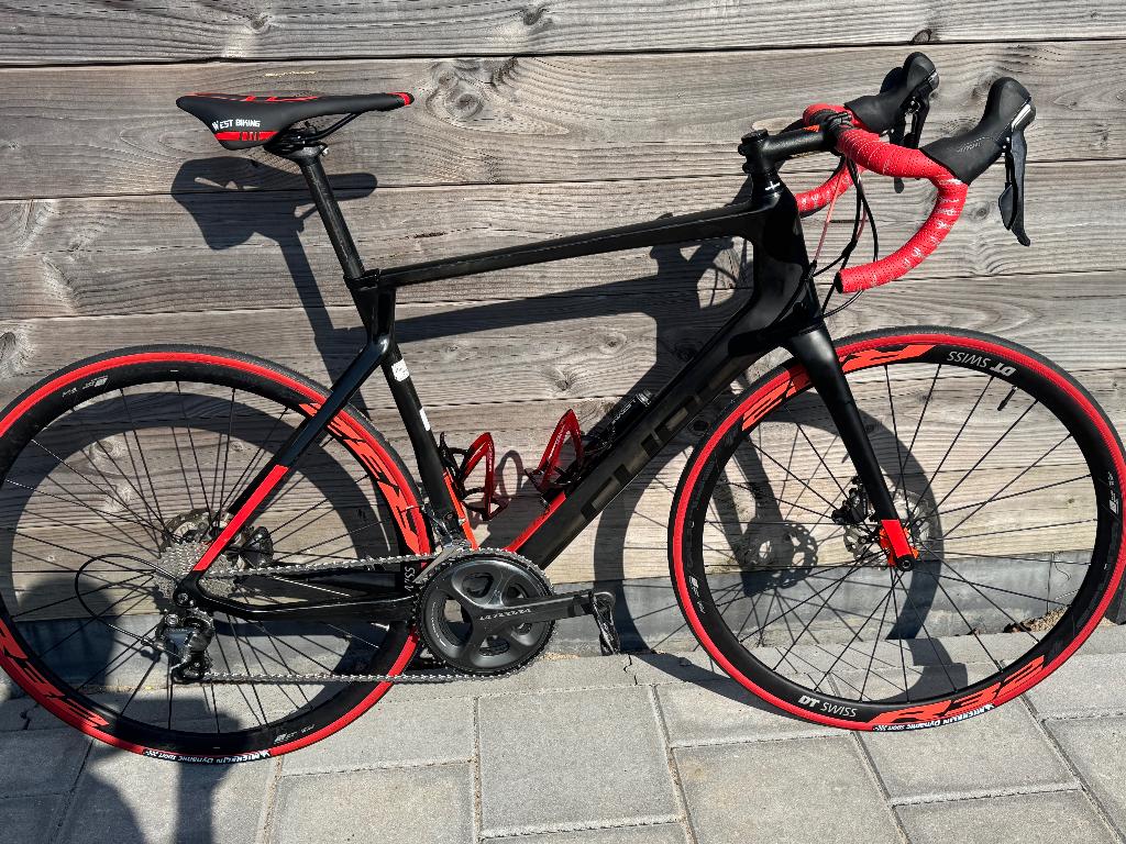 Mooie carbon Cube Agree C62 disc racefiets, maat 58., Fietsen en Brommers, Fietsen | Racefietsen, Overige merken, 28 inch, Carbon