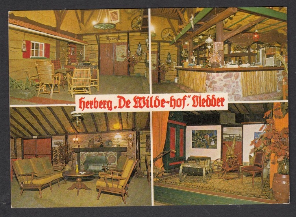 Vledder Interieur Herberg De Wilde-hof Gelopen 1973, Verzenden, Voor 1920, Gelopen, Drenthe