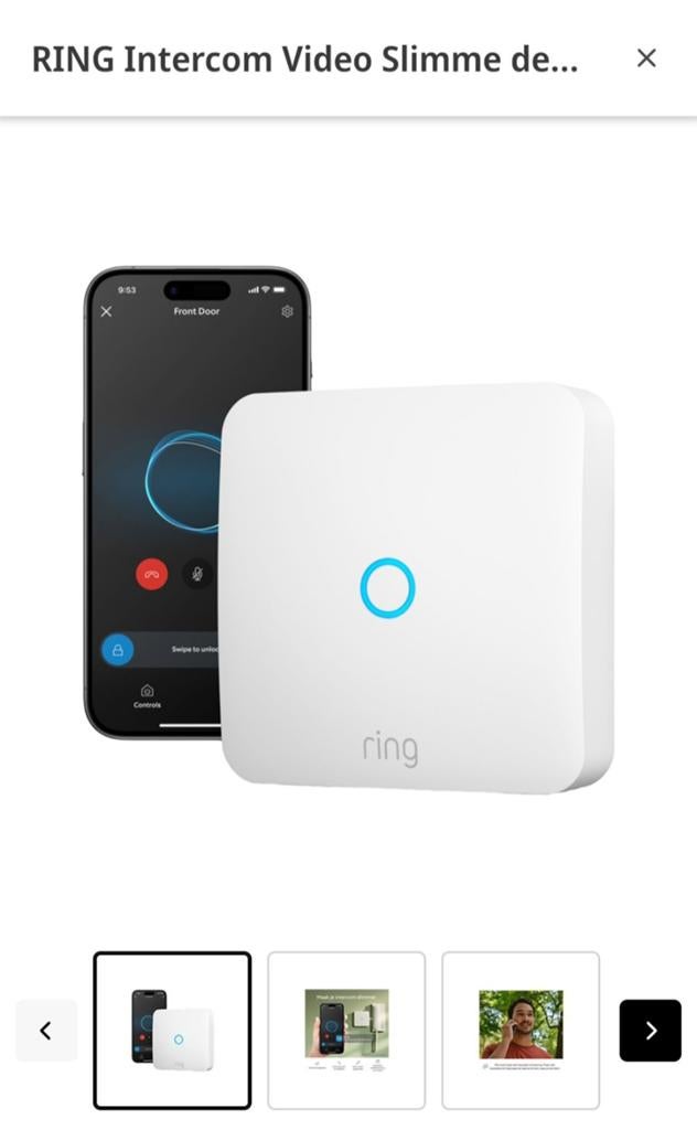 Ring Intercom Video, Ophalen, Compatibel met smartphone, Nieuw