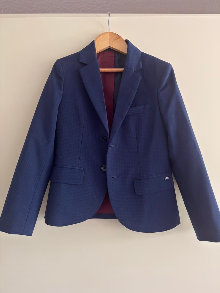 Tommy Hilfiger colbert jasje maat 128, Ophalen of Verzenden, Zo goed als nieuw, Jongen, Jas