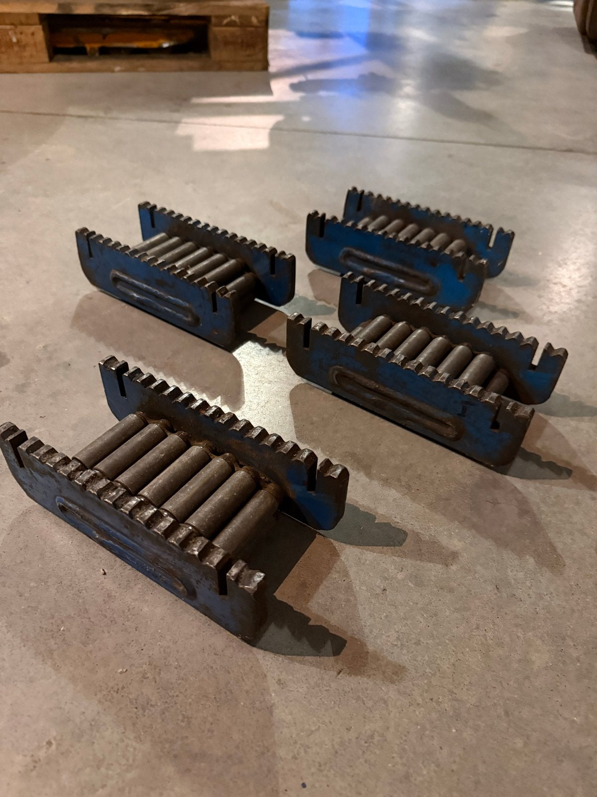 Set van 4 Zware Transportrollen voor Machines, Ophalen