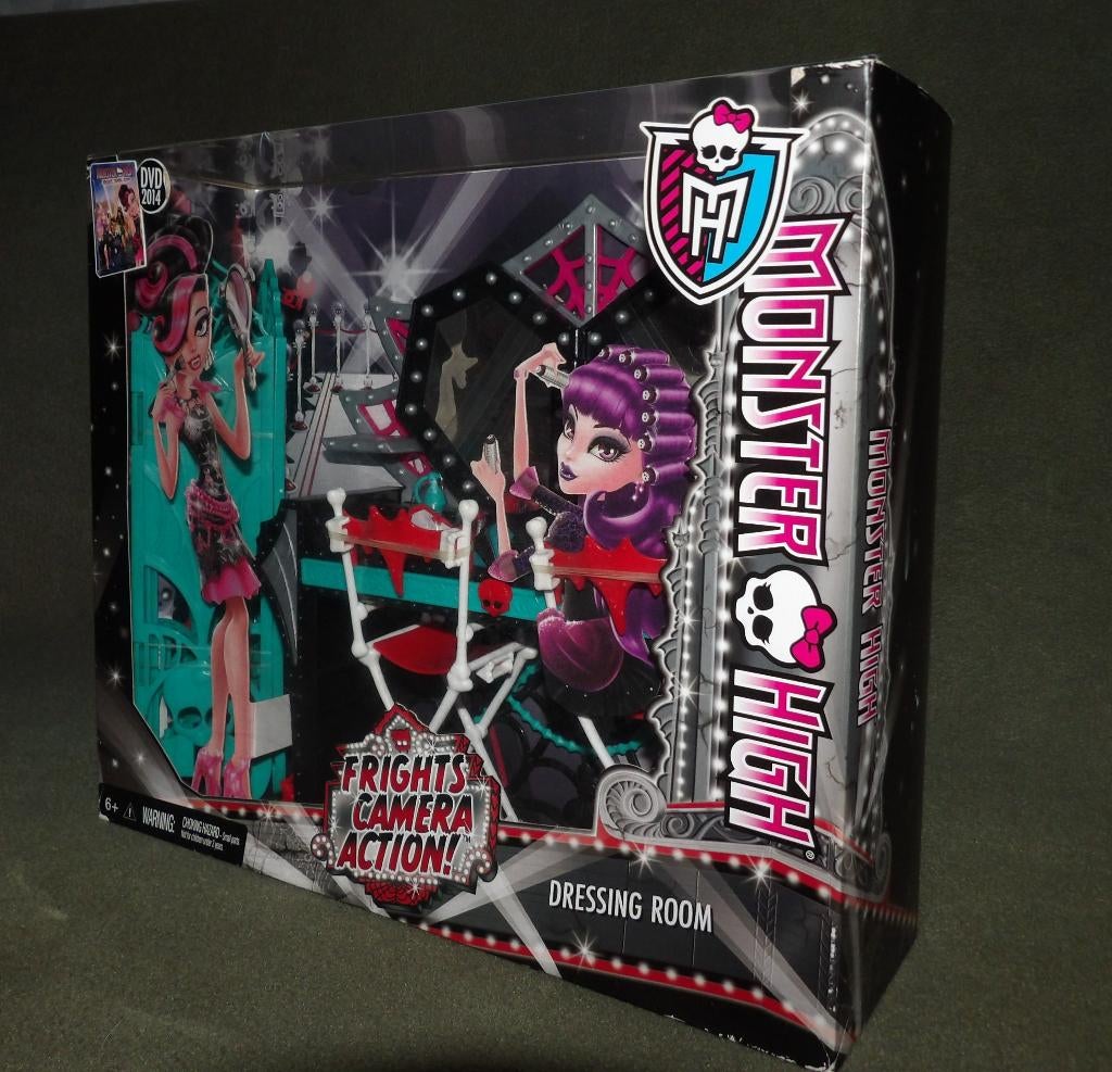 Monster High Frights Camera Action Dressing Room Speelset, Ophalen of Verzenden, Nieuw, Overige typen