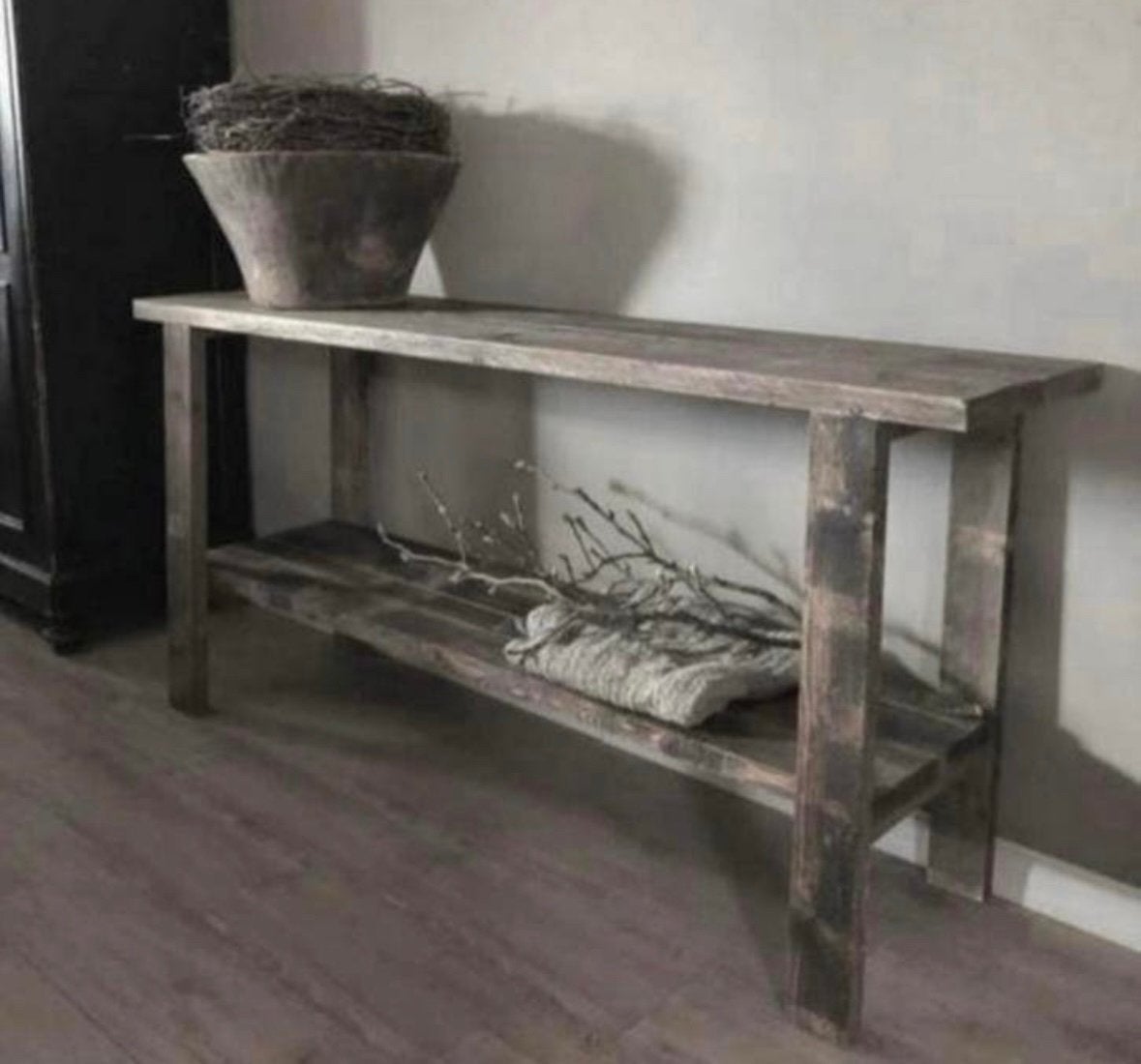 ~Stoer Sober Landelijk Houten Sidetable/Wandtafel~, Ophalen of Verzenden, Nieuw