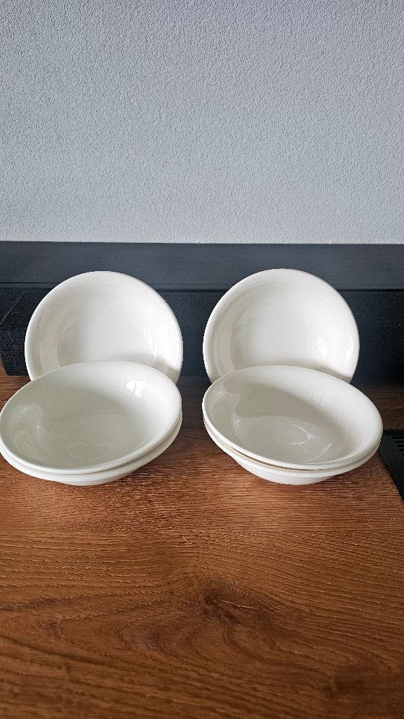 TRADITIONAL Plain  dessertschaaltjes, Ophalen of Verzenden, Overige stijlen, Schaal of Schalen, Zo goed als nieuw