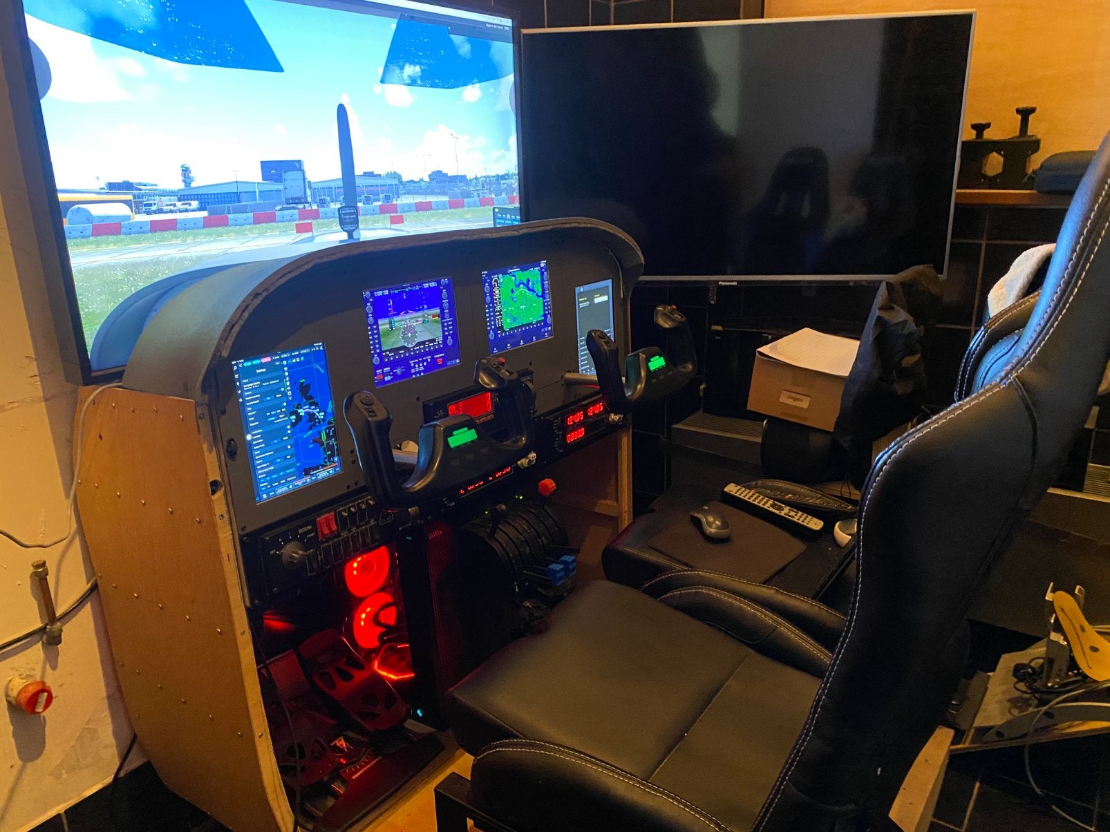 Flightsim zelfbouw, Ophalen, Gebruikt
