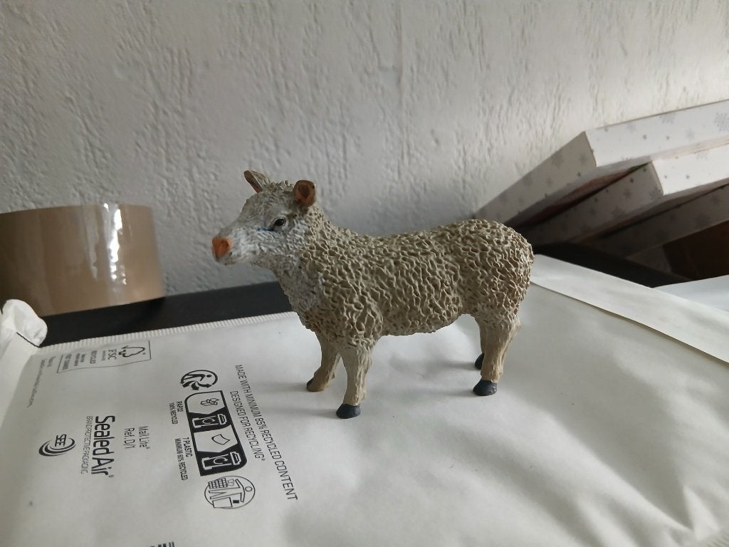 Schaap dierfiguur Simba, Verzenden, Gebruikt, Boerderijdier, Beeldje of Figuurtje
