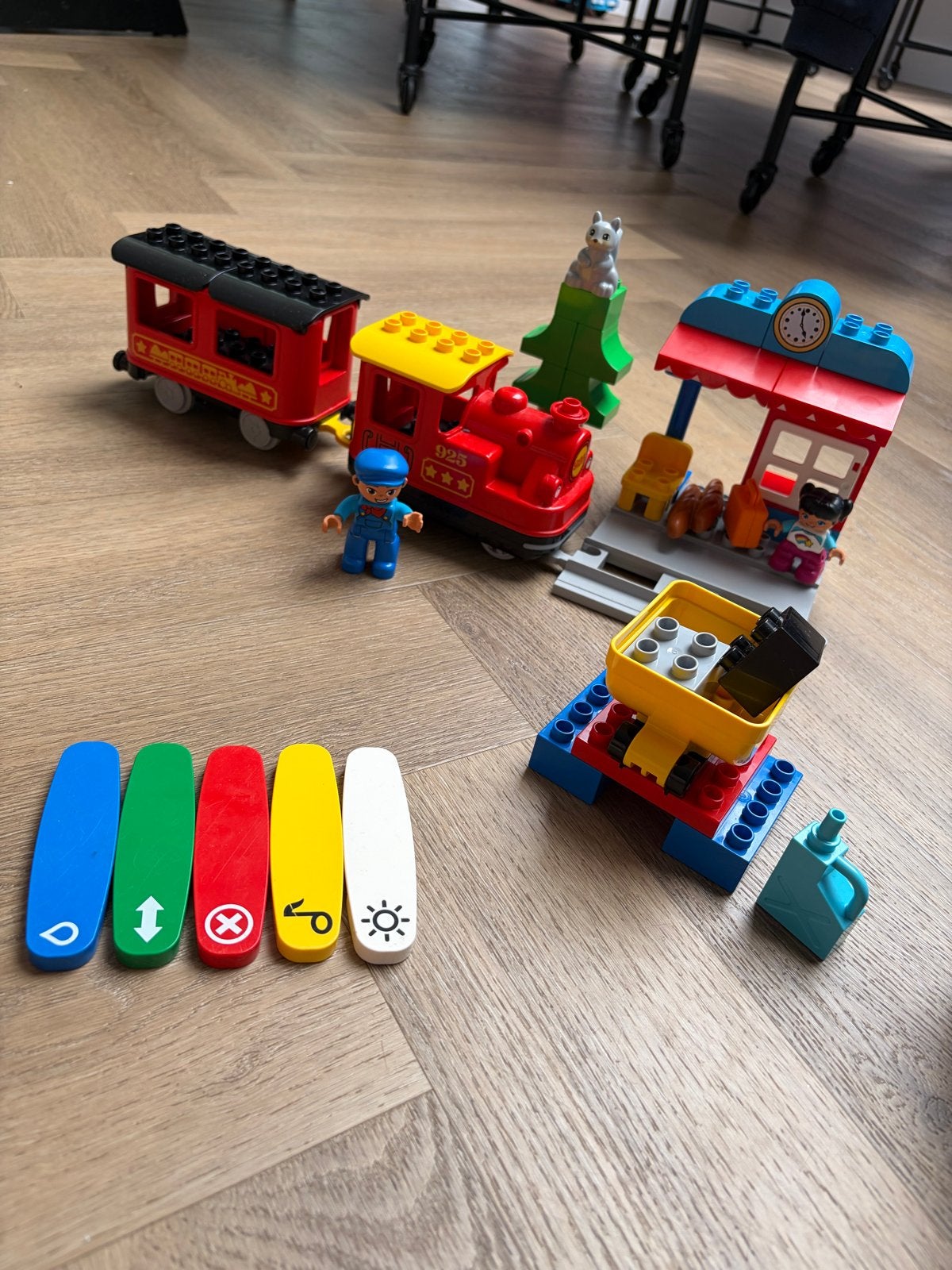 LEGO Duplo Stoomtrein met brug en extra rails, Kinderen en Baby's, Speelgoed | Duplo en Lego, Overige thema's, Ophalen of Verzenden