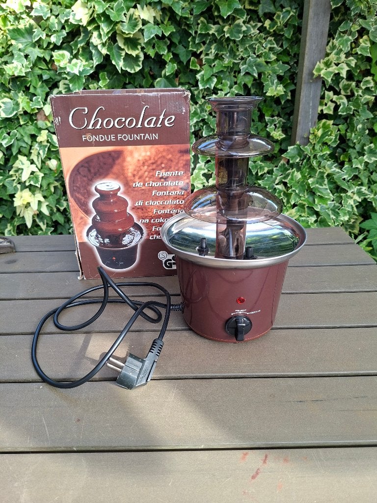 chocoladefontein, Ophalen, Gebruikt, Elektrisch, Fondueset
