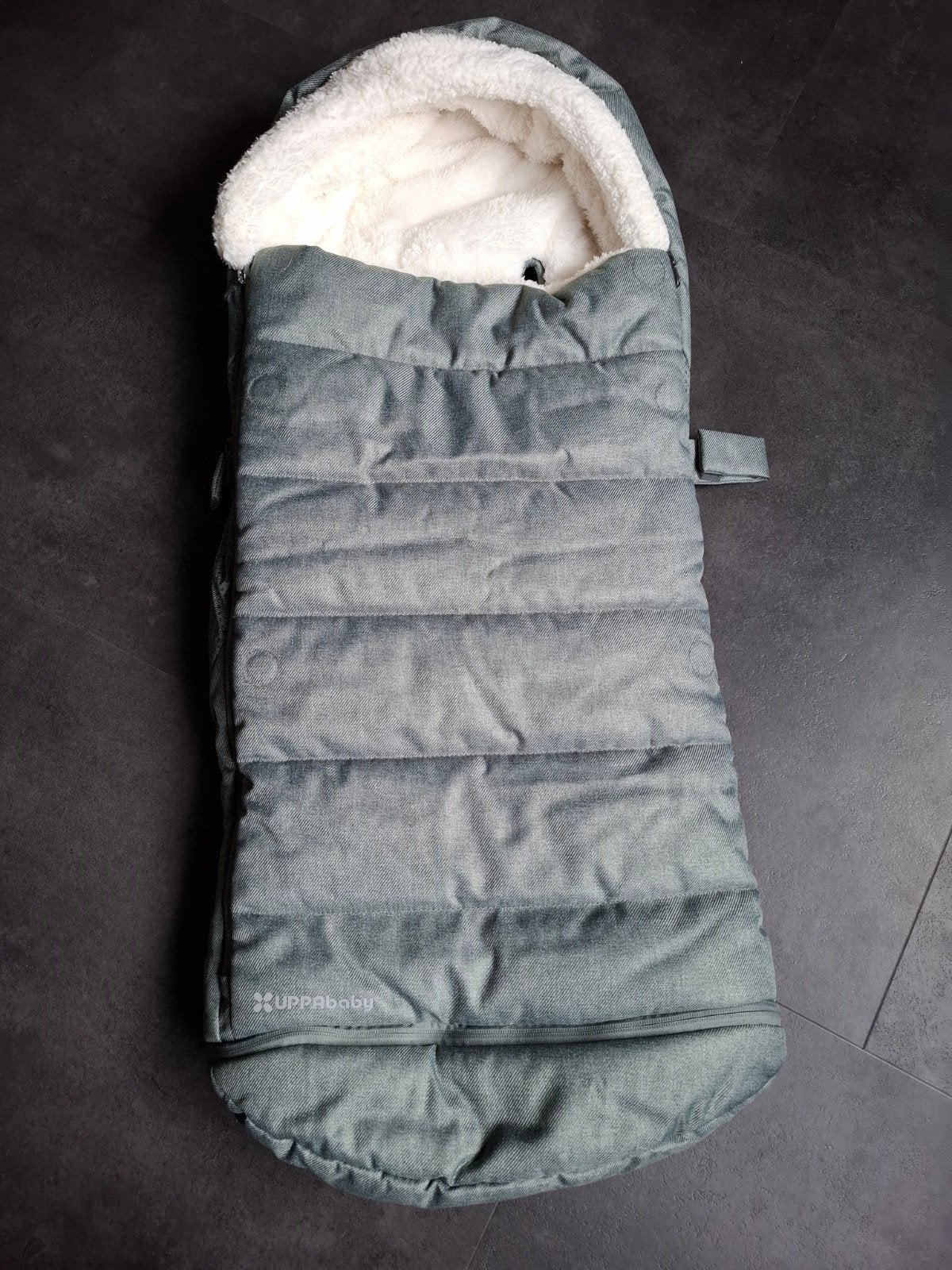 Uppababy cozyganoosh voetenzak groen, Ophalen of Verzenden, Zo goed als nieuw, Overige merken, Voetenzak