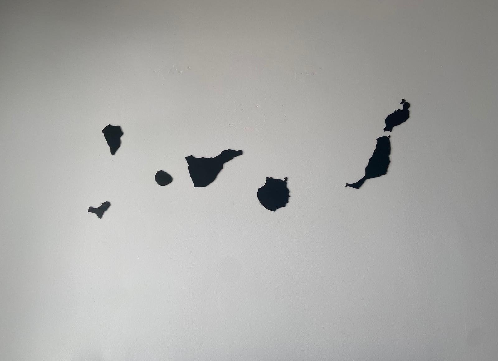 Wanddecoratie Canarische Eilanden - Zwart, Zwart, Ophalen of Verzenden, Kunststof, Modern