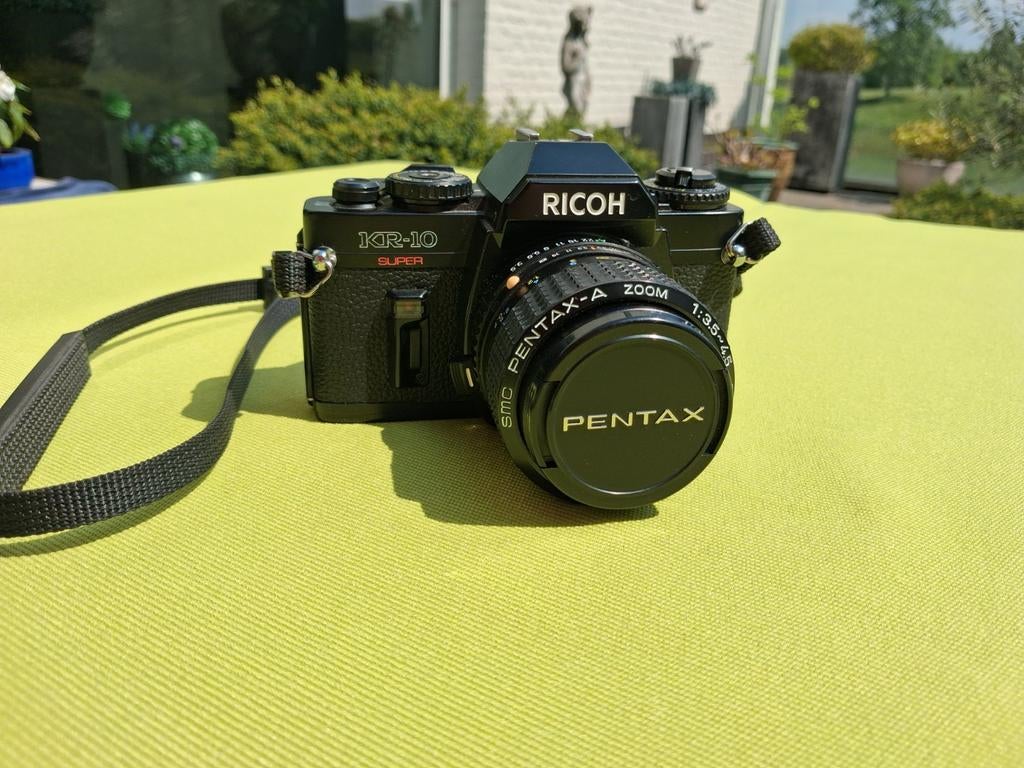 Ricoh KR-10 SUPER met Pentax A  Zoom lens 35-70mm, Ophalen of Verzenden, Zo goed als nieuw, Spiegelreflex, Overige Merken
