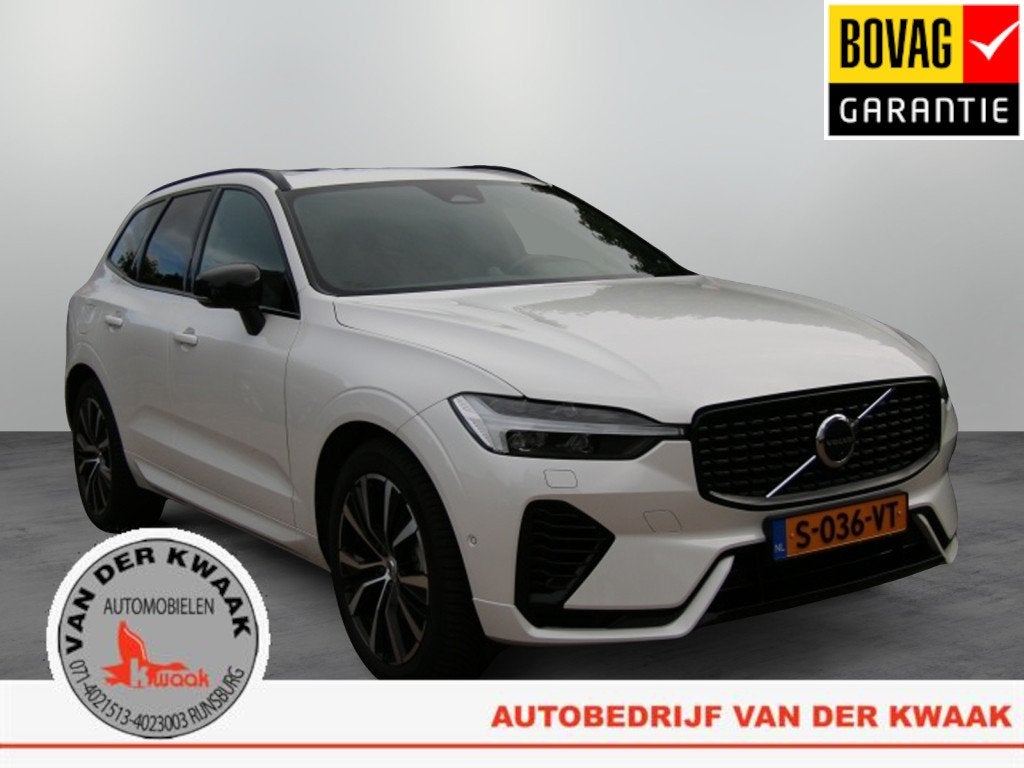 Volvo XC60 2.0 T6 AWD U. Dark (bj 2023, automaat), Auto's, Gebruikt, 4 cilinders, 138 €/maand, Leder en Stof