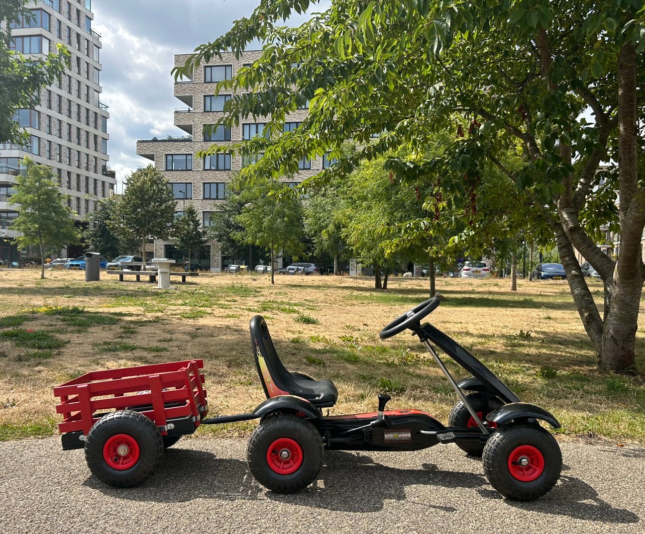 Go Kart skelter met aanhanger, Ophalen, Zo goed als nieuw, Overige merken