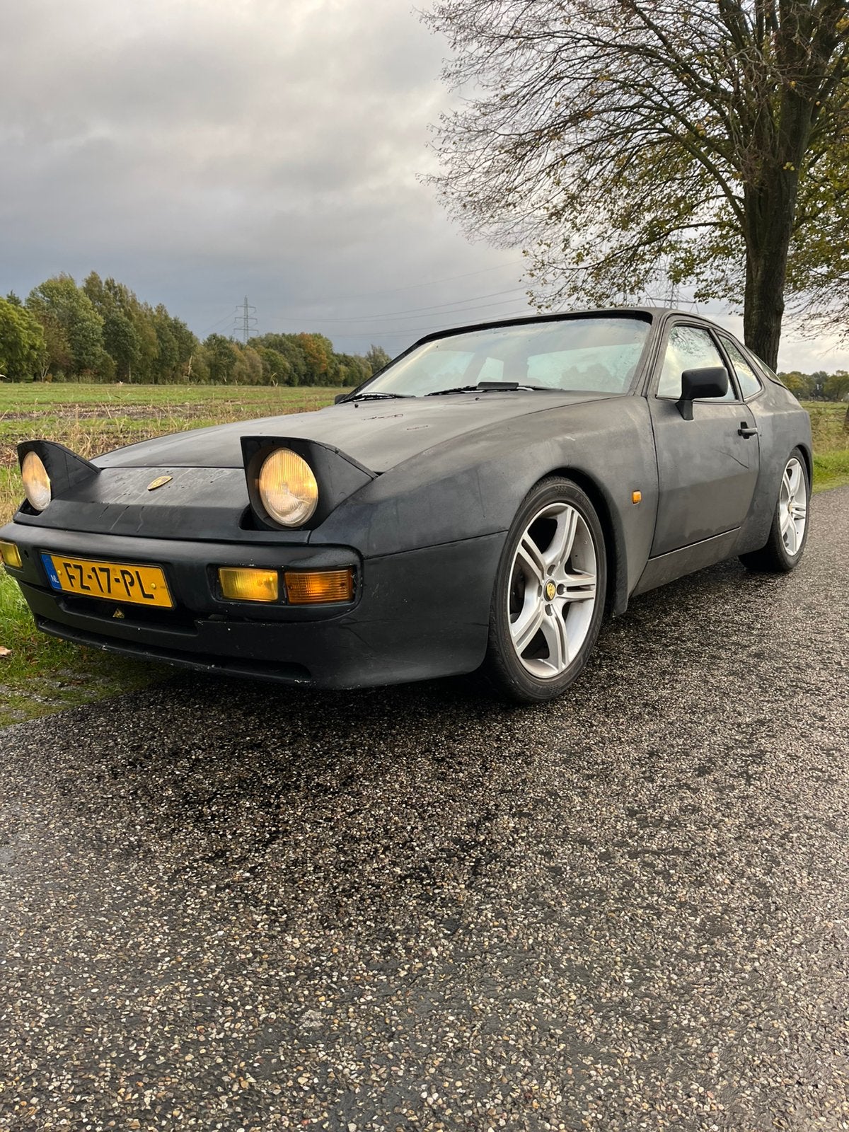 Porsche 924 2.0 Coupe 1980 Zwart, Auto's, 125 pk, 4 cilinders, 1984 cc, 1070 kg