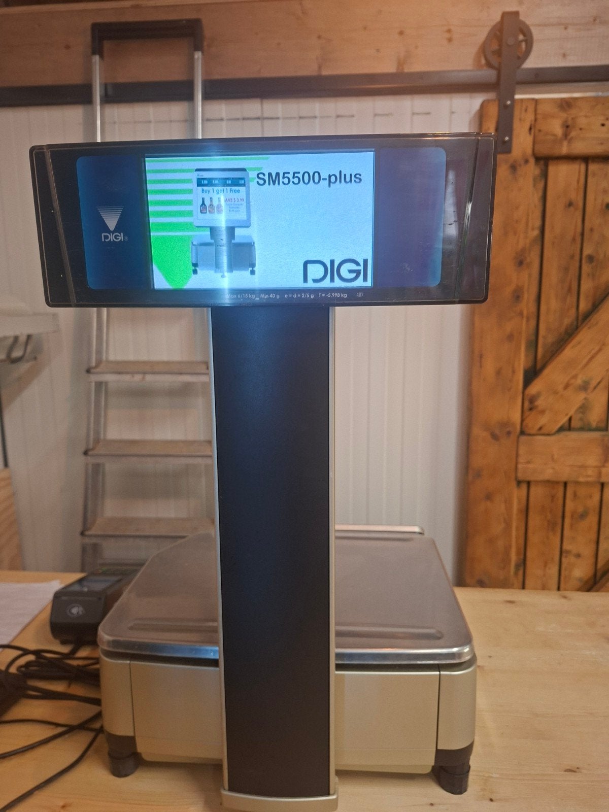 digi kassa met weegschaal, Ophalen, Zo goed als nieuw, Overige modellen, Minder dan 10 lampen