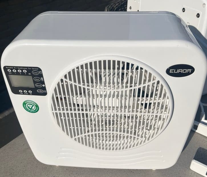 *Te huur!* Eurom AC3201 E Mobiele Airco, Witgoed en Apparatuur, Airco's, Ophalen, Timer, Gebruikt, Minder dan 60 m³