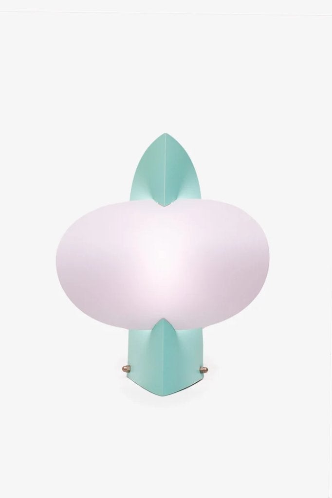 SALE: 90s Samuel Parker S-totem lamp - mintgroen, Overige merken, Gebruikt, Kunststof, E14 (klein)