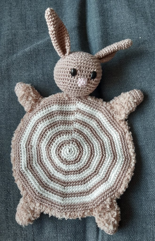 Kroeldoekje konijn, Ophalen, Nieuw, Kraamcadeau