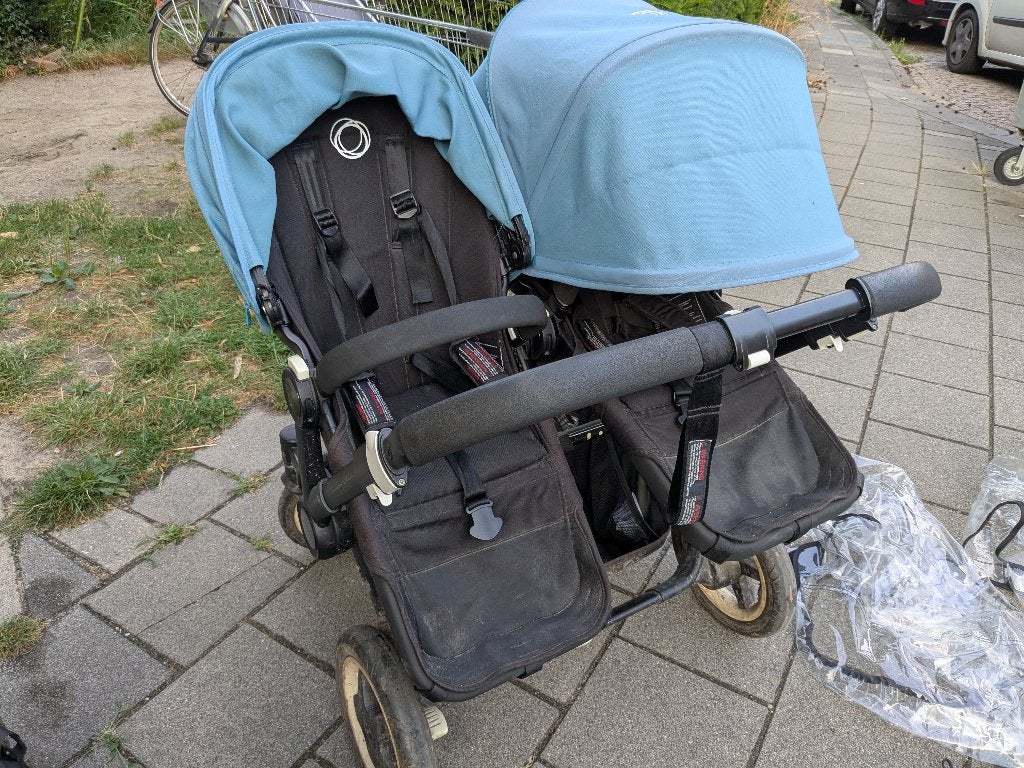 Dubbele kinderwagen Bugaboo Donkey, compleet, Ophalen, Gebruikt, Bugaboo, Duowagen