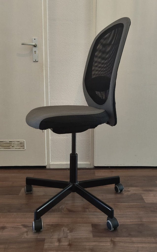 IKEA Flintan bureaustoel (grijs/zwart), Ophalen, Gebruikt, Grijs, Bureaustoel
