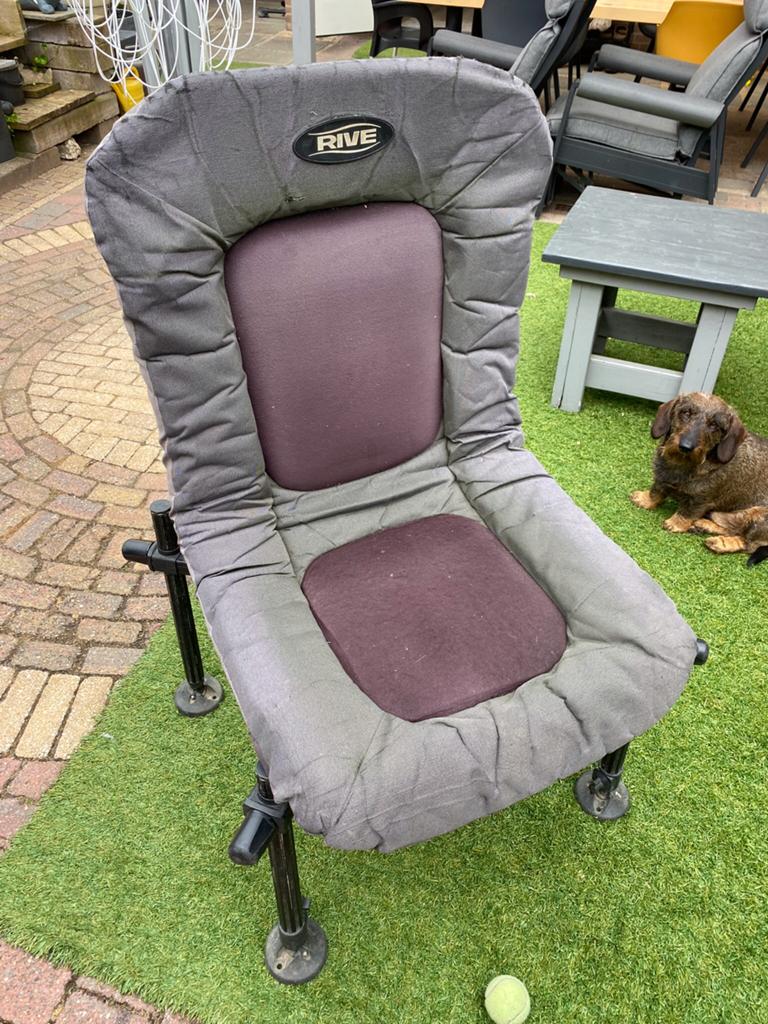 Rive luxe visstoel ideaal voor relaxed te vissen, Ophalen of Verzenden, Gebruikt, Overige typen