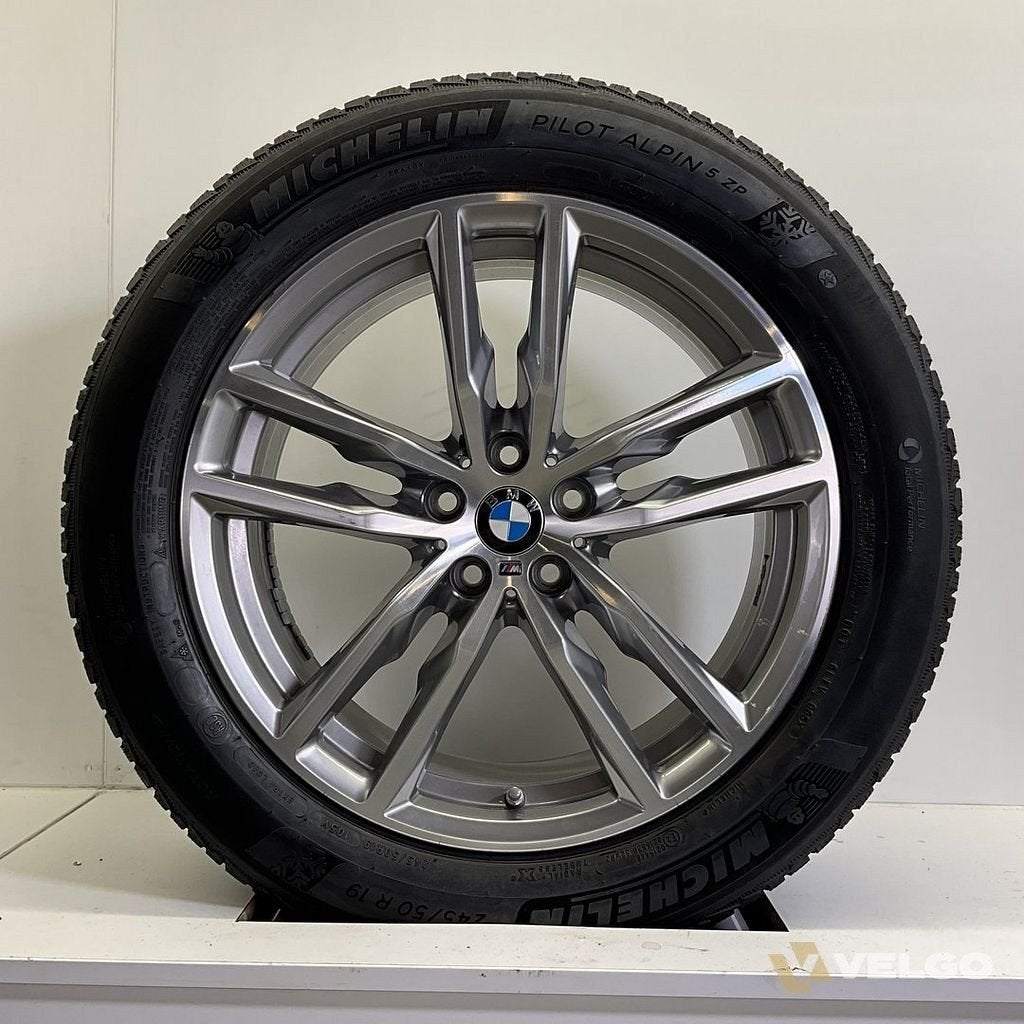 BMW X3 G01 EN X4 G02 SET VELGEN + WINTERBANDEN 19 INCH ORIG., 19 inch, Gebruikt, 255 mm, -