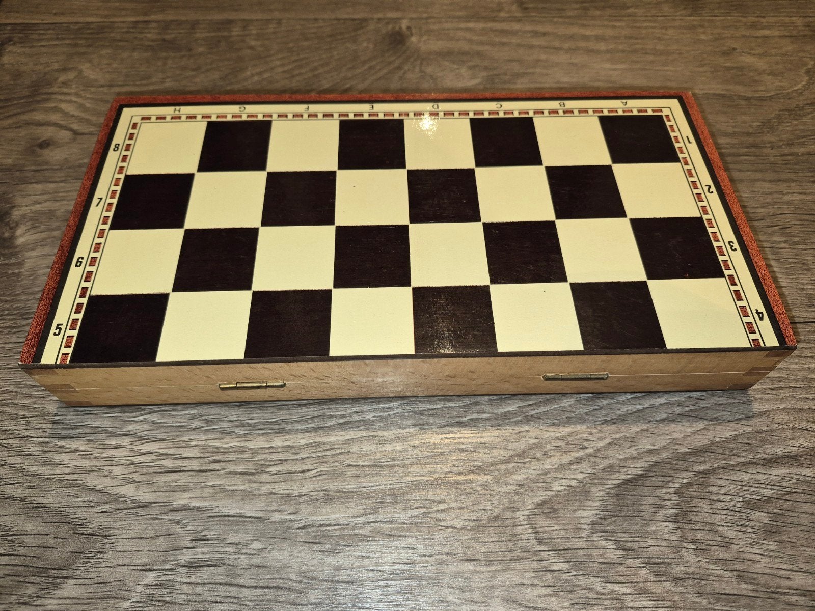 Schaak- en Backgammonbord (reisspel), Een of twee spelers, Ophalen of Verzenden, Gebruikt, Reisspel