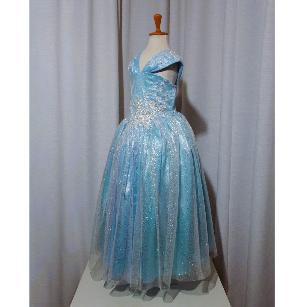 Nieuw ! Maat 98 -104 Mooie Cinderella / Elsa Prinsessenjurk, Ophalen of Verzenden, Nieuw, 104 of kleiner, Meisje