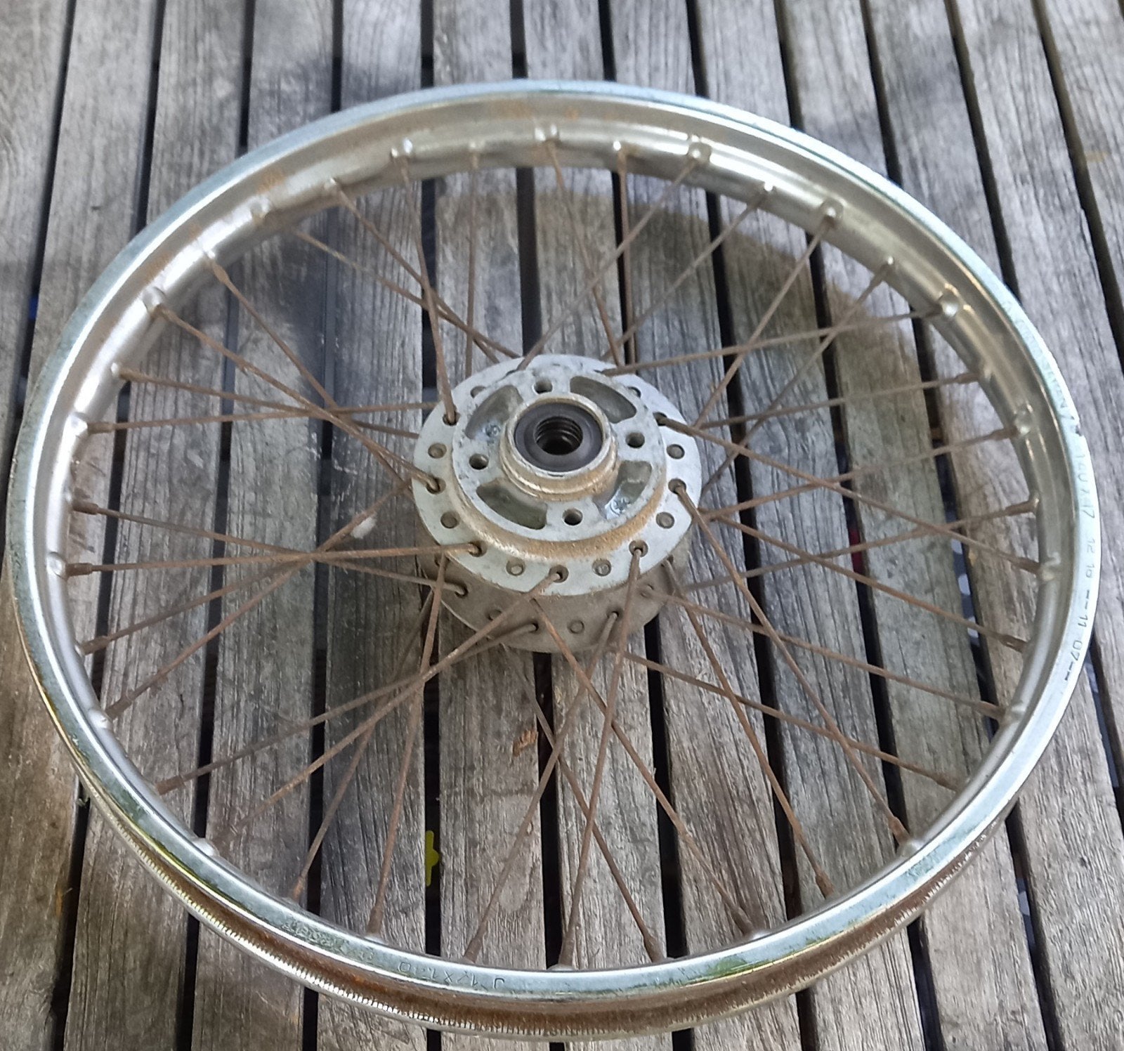 yamaha fs1 wiel met nette naaf, Ophalen of Verzenden, Wiel