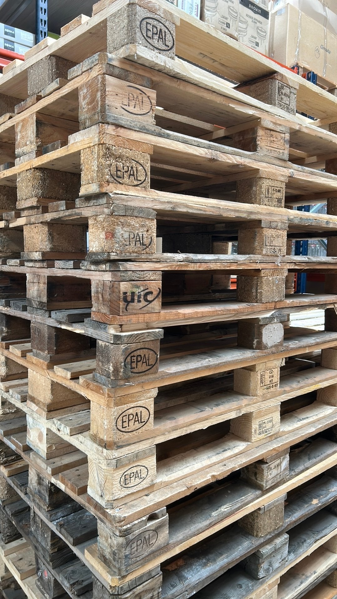 Euro pallets 120x80, Ophalen, Zo goed als nieuw, Pallet, Minder dan 200 cm