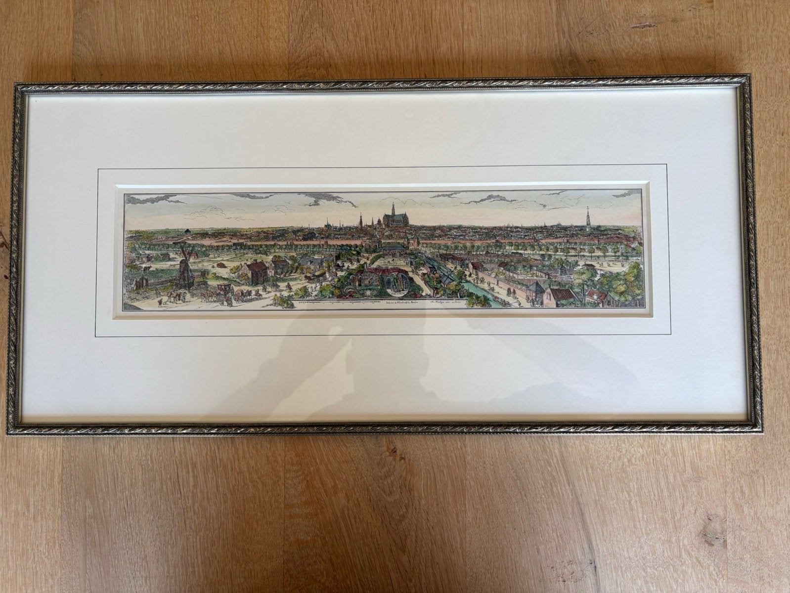Ets oude stad Haarlem, Ophalen